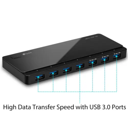 Hub USB TP-Link UH700 USB 3.0 7 Portas  V4