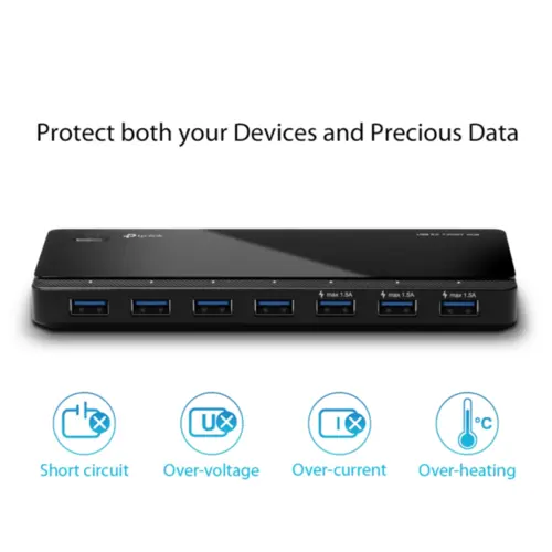 Hub USB TP-Link UH700 USB 3.0 7 Portas  V4