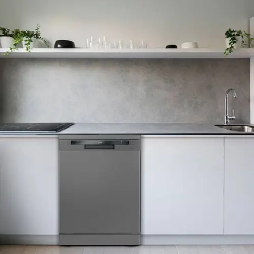 Lava-louças Midea 14 serviços 127V Prata - DWA14S1