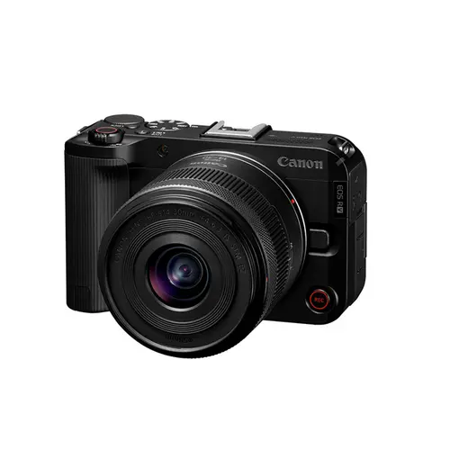 Câmera Digital Canon EOS R50V 4K Kit Lente RF-S 14-30MM F4-6.3 IS STM PZ