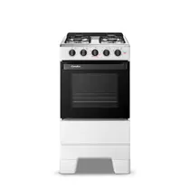 Fogão 4 Bocas Esmaltec Ideal Pop Limpa Fácil Branco Inox Bivolt - F4ISB