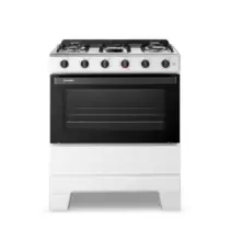 Fogão 5 Bocas Esmaltec Ideal Pop Super Chama Limpa Fácil Branco Inox Bivolt - F5ISB