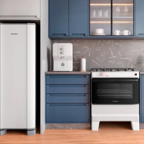 Fogão 5 Bocas Esmaltec Ideal Master Limpa Fácil Branco Inox Bivolt - T5ITB