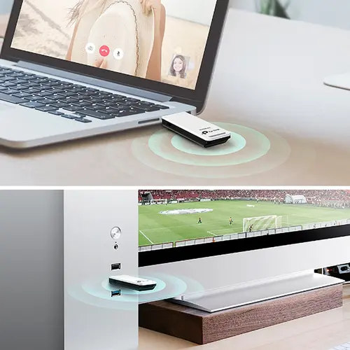 Adaptador TP-Link TL-WN821N(EU) Wireless USB 300Mbps