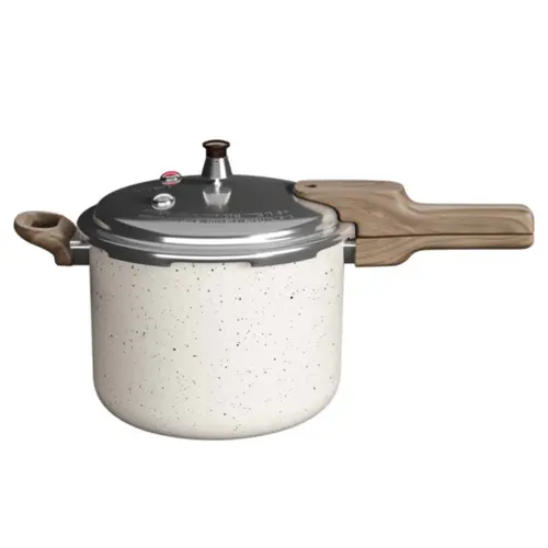 Panela De Pressão Mimo Style Presscook 6,8L Indução Vitrocerâmico Inox Mármol - 10765 PP68M