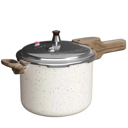 Panela De Pressão Mimo Style Presscook 6,8L Indução Vitrocerâmico Inox Mármol - 10765 PP68M