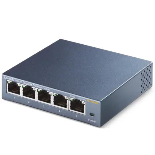 Switch de Mesa TP-Link TL-SG105 5 portas Gigabit