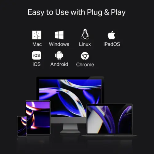 Hub USB TP-Link UH9120C 9 em 1 Tipo-C 3.0 4K Alumínio