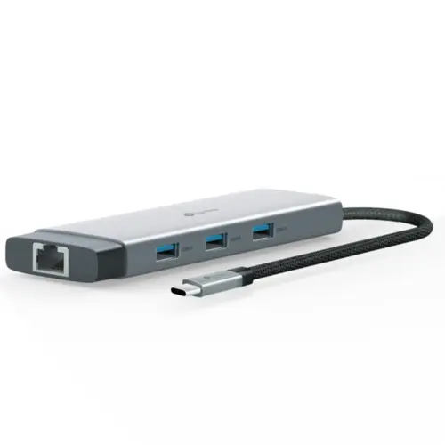 Hub USB TP-Link UH9120C 9 em 1 Tipo-C 3.0 4K Alumínio