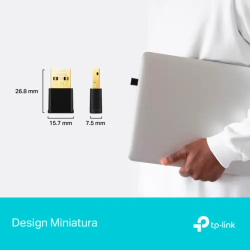 Adaptador TP-Link Archer TX20U Nano AX1800 Wireless USB Wi-Fi 6