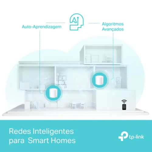TP-Link Deco X50 (1-Pack)(US) Roteador Mesh AX3000 Sistema Wi-Fi 6 em Toda Casa