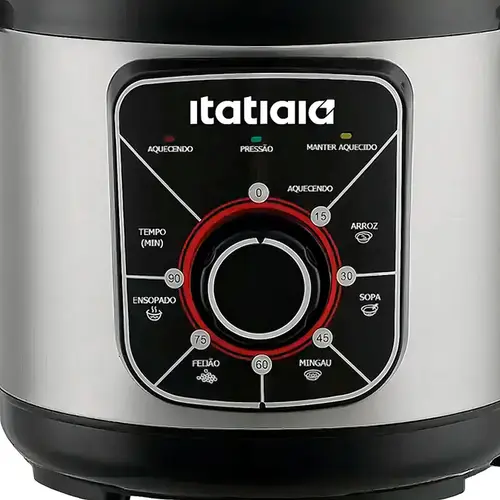 Panela de Pressão Elétrica Itatiaia Essencial 3L 700W 220V Inox - PPESS2001