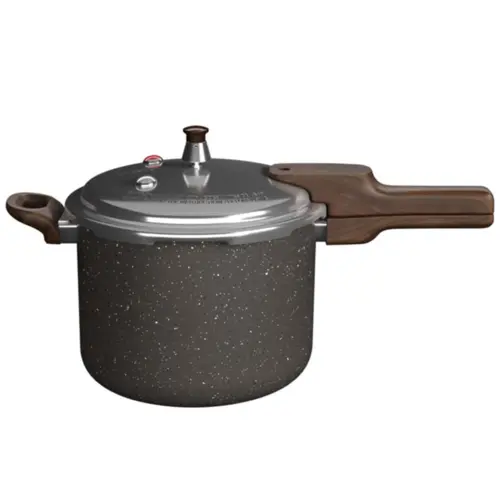 Panela De Pressão Mimo Style Presscook 6,8L Indução Vitrocerâmico Inox Grafito - 10766 PP68T