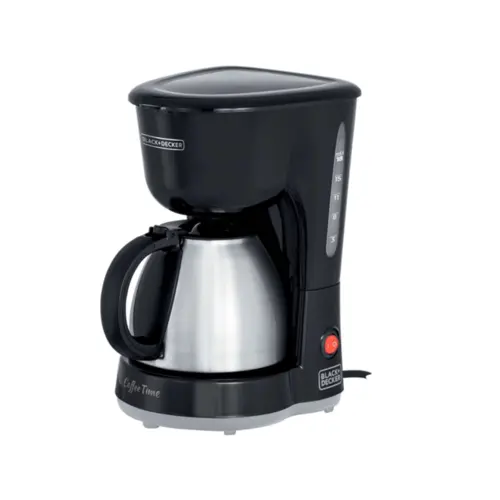 Cafeteira Elétrica Black + Decker 600W 220V Preto/Inox - CM15-B2