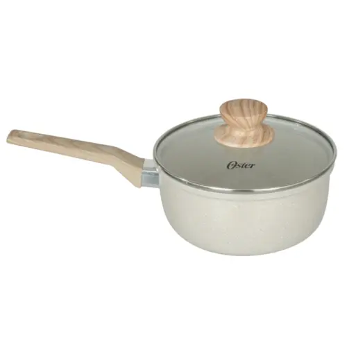 Jogo de Panelas Com 5 Peças Oster Marble Edition Biocerâmica Indução Creme - 142486.08