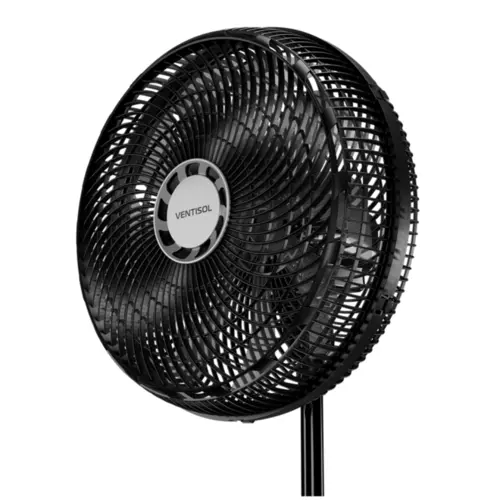 Ventilador de Coluna Ventisol Oscilante Turbo Grade de Plástico 10P 40CM 150W 127V Preto - 19189