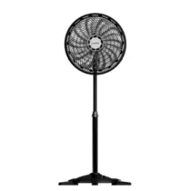 Ventilador de Coluna Ventisol Oscilante Turbo Grade De Plástico 10P 40CM 150W 220V Preto - 19190