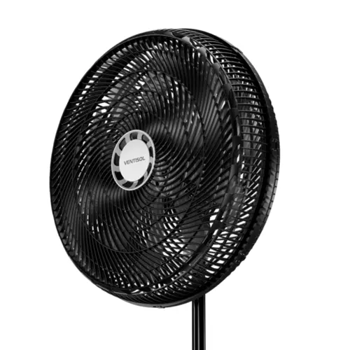 Ventilador de Coluna Ventisol Oscilante Turbo Grade De Plástico 10P 50CM 150W 220V Preto - 17595