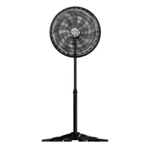 Ventilador de Coluna Ventisol Oscilante Turbo Grade De Plástico 10P 50CM 150W 220V Preto - 17595