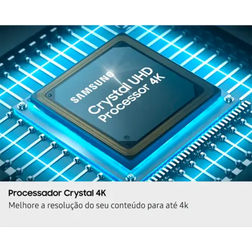 Smart TV Samsung 65'' Crystal Ultra HD 4K HDR HDMI Wi-Fi Bluetooth Bixby Alexa USB UN65U8100FGXZD