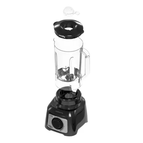 Liquidificador Agratto 1200W 3,2L Jarra Cristal Turbo 15 127V Preto - ALIQ05N-01