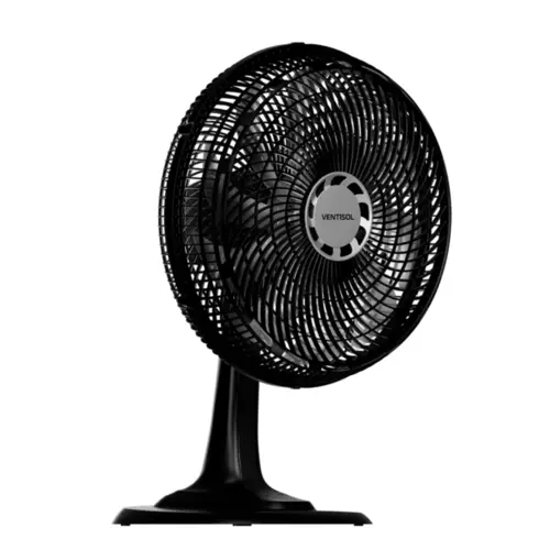Ventilador de Mesa Ventisol Oscilante Turbo Grade De Plástico 10P 40CM 150W 127V Preto - 17596