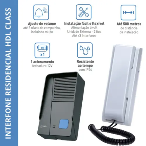 PORT ELET KIT HDL/AUDIO CLASS - BRANCO - HDL AUDIO KITS - HDL - 90.02.10.005