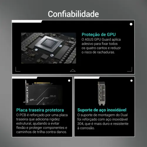 Placa de Vídeo Asus GeForce RTX 5050 Dual 8GB GDDR6 OC 128Bits - DUAL-RTX5050-O8G