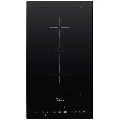 Cooktop 2 Bocas Midea Indução Touch Vitrocerâmica Preto 220V - CFBD22