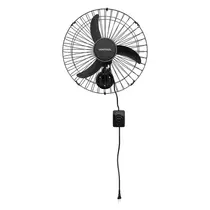 Ventilador de Parede Ventisol Oscilante Turbo Grade De Plástico 3P 50CM 200W Bivolt Preto - 538