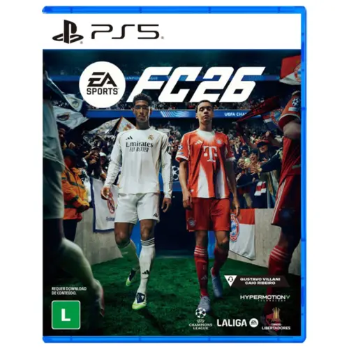 Jogo EA Sports FC26 Standard Edition Playstation 5 Mídia Física