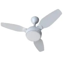 Ventilador de Teto Ventisol Legacy Led Inverter 3 Pás Bivolt Branca/Pínus - 11180