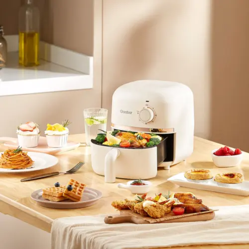 Fritadeira Elétrica Air Fryer Gaabor Pocket Sem Óleo 1,4L 900W 220V Branca - AF20M-YE01A