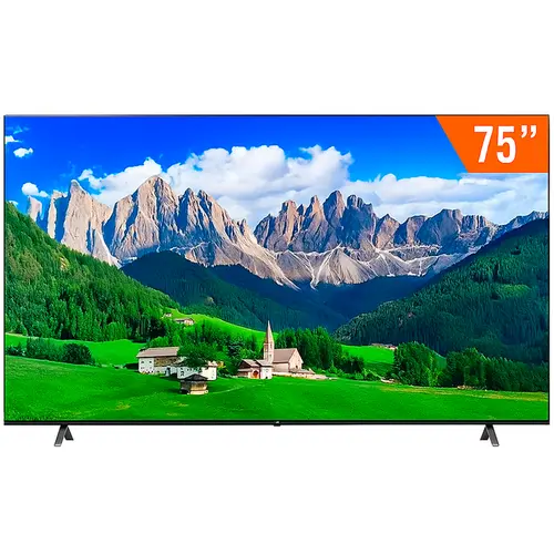 Smart TV LG 75'' 4K UHD HDR Thinq AI Pro Wi-Fi Bluetooth Alexa Apple Airplay - 75TU801C0SA.BWZ