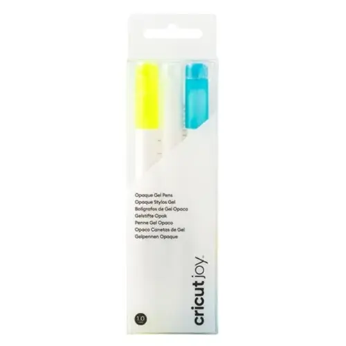 Canetas Gel Cricut Joy 1.0 mm Amarelo Branco e Azul 3 unidades - 2009381