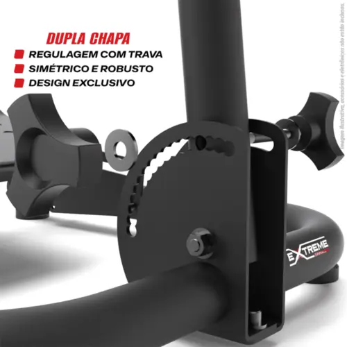 Suporte Para Volantes Ajustável SPRO V3 Rebatível Com Trava Preto Padrão - 2010201020007