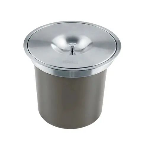 Lixeira De Sobrepor Redonda Franke Inox Escovado 5L - 16168