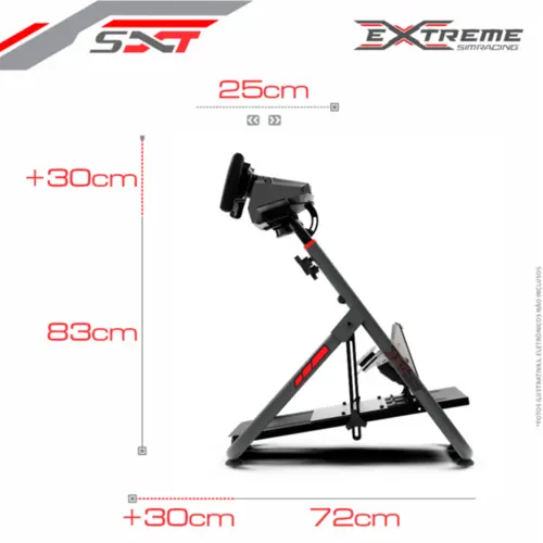 Suporte para Volante Ajustável SXT V2 Rebatível Cinza - 2010201030006