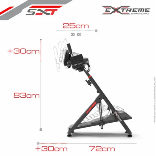 Suporte para Volante Ajustável SXT V2 Rebatível Preto - 2010201030007