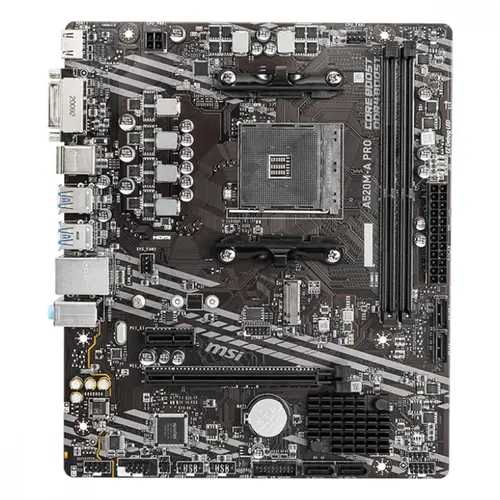 Placa Mãe MSI A520M-A PRO AM4 mATX 2xDDR4