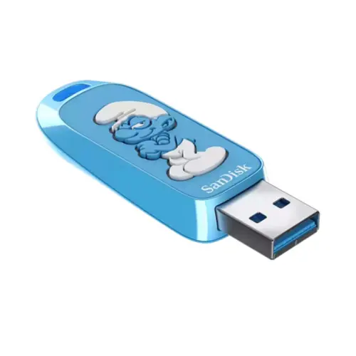 Pendrive Sandisk 64GB Smurf Edition (Gênio) - SDCZIS-064G-G46