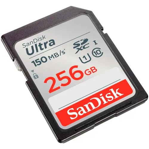 Cartão de Memória SD Sandisk Ultra 256GB UHS-I - SDSDUNC-256G-GN6IN