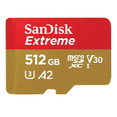 Cartão de Memória MicroSD Sandisk Extreme 512GB UHS-I - SDSQXAV-512G-GN6MA