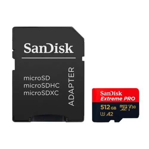Cartão de Memória MicroSD Sandisk Extreme PRO 512GB UHS-I - SDSQXCD-512G-GN6MA