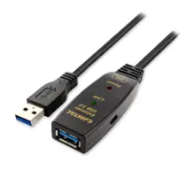 Cabo de Extensão Comtac USB 3.0 AM/AF com Amplificador de Sinal 20 Metros