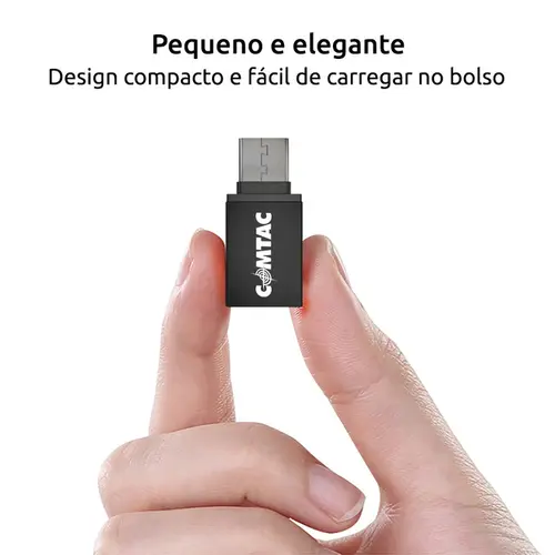 Conversor USB-C Para USB-A 3.0 Femea Comtac