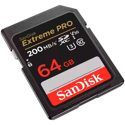 Cartão de Memória SD Sandisk Extreme PRO 64GB UHS-I - SDSDXXU-064G-GN4IN