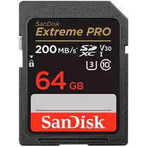 Cartão de Memória SD Sandisk Extreme PRO 64GB UHS-I - SDSDXXU-064G-GN4IN