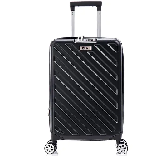 Mala De Viagem Nautika Compacta Bordo 10KG Rodas 360º Preto - 338001-PR