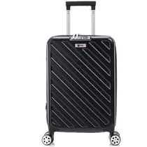 Mala De Viagem Nautika Compacta Bordo 10KG Rodas 360º Preto - 338001-PR